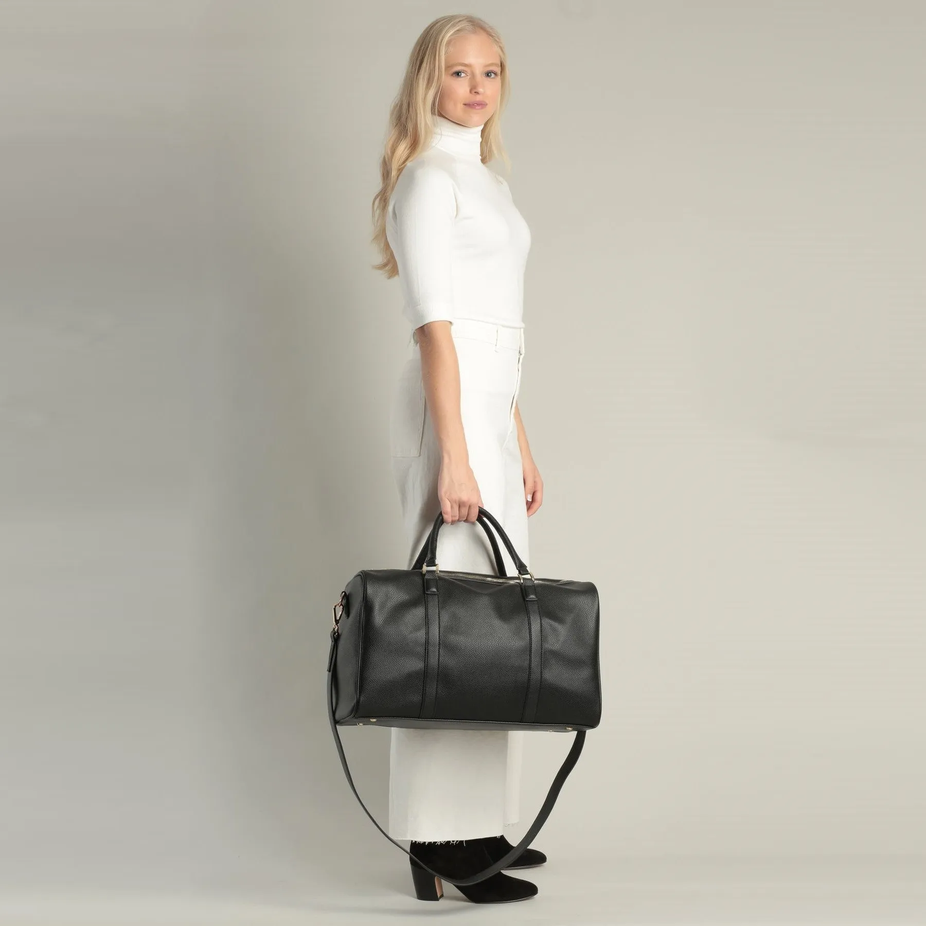 Abi Weekender (Black Pebble)