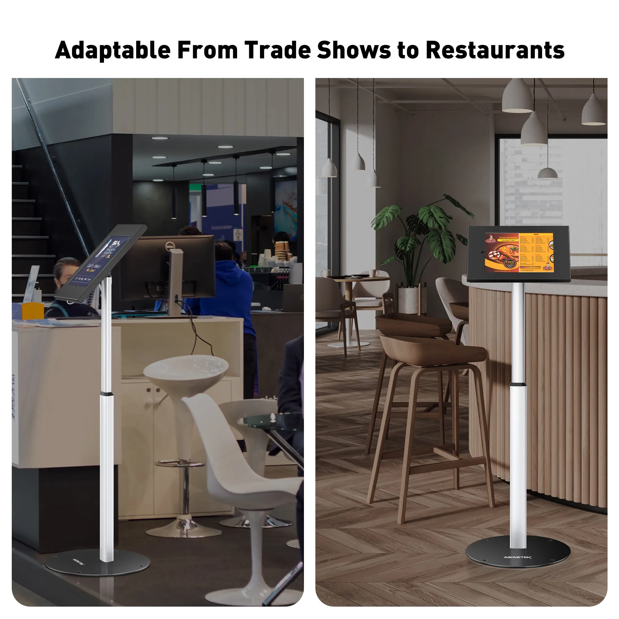 AboveTEK Anti-Theft Tablet Kiosk Floor Stand (TH-618)