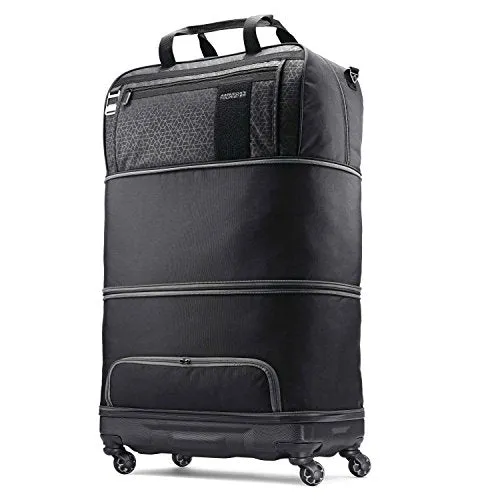 American Tourister Pearce Hybrid Expandable Wheeled Duffel, Black Print
