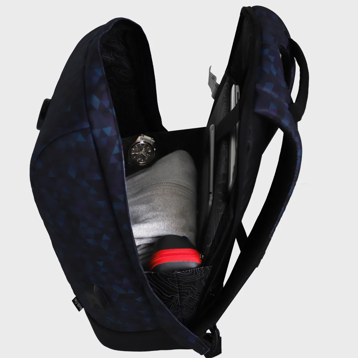 Arctic Fox Slope Trisiac Printed Anti-Theft Laptop bag and Backpack