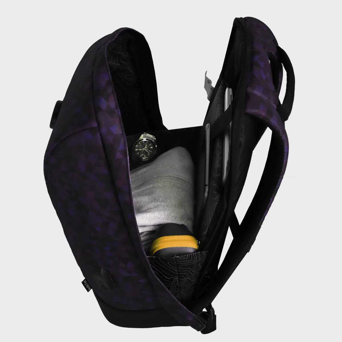 Arctic Fox Slope Trisiac Printed Anti-Theft Laptop bag and Backpack