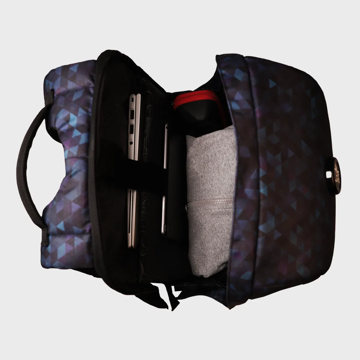 Arctic Fox Slope Trisiac Printed Anti-Theft Laptop bag and Backpack