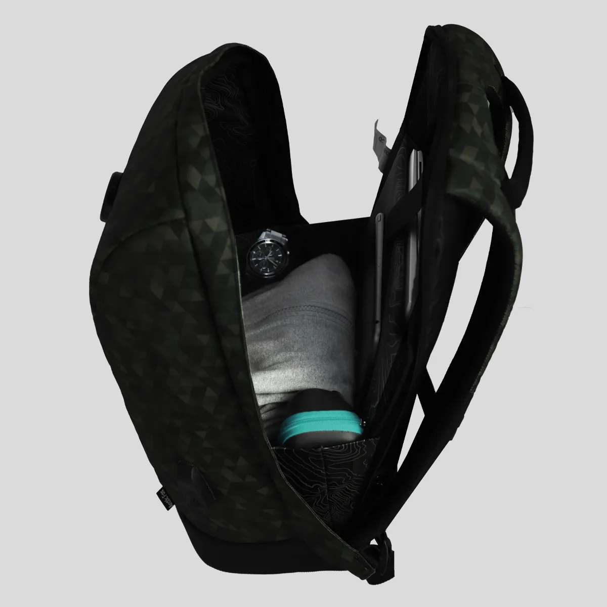 Arctic Fox Slope Trisiac Printed Anti-Theft Laptop bag and Backpack