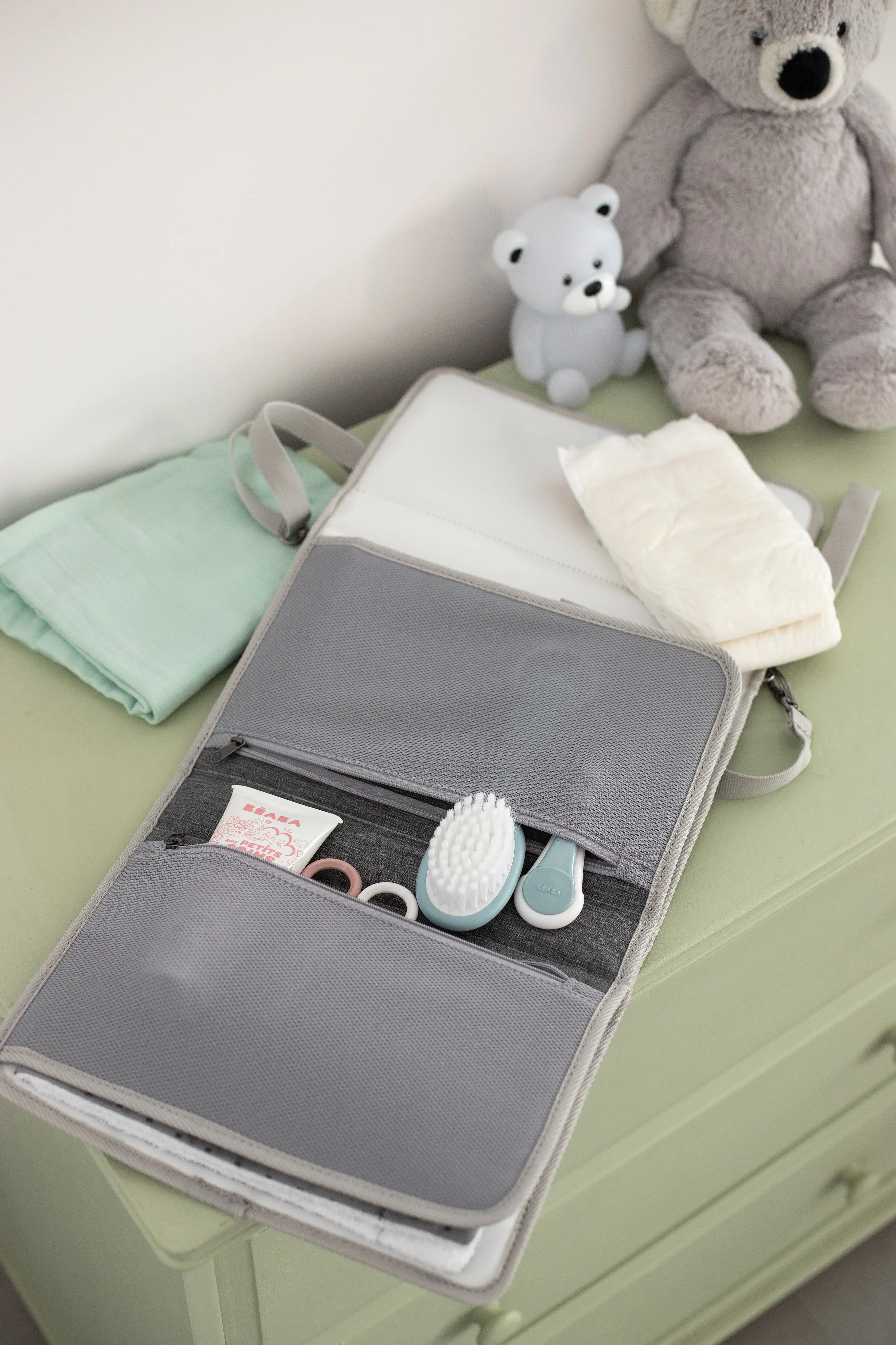 Beaba Changing Mat - Heather Grey