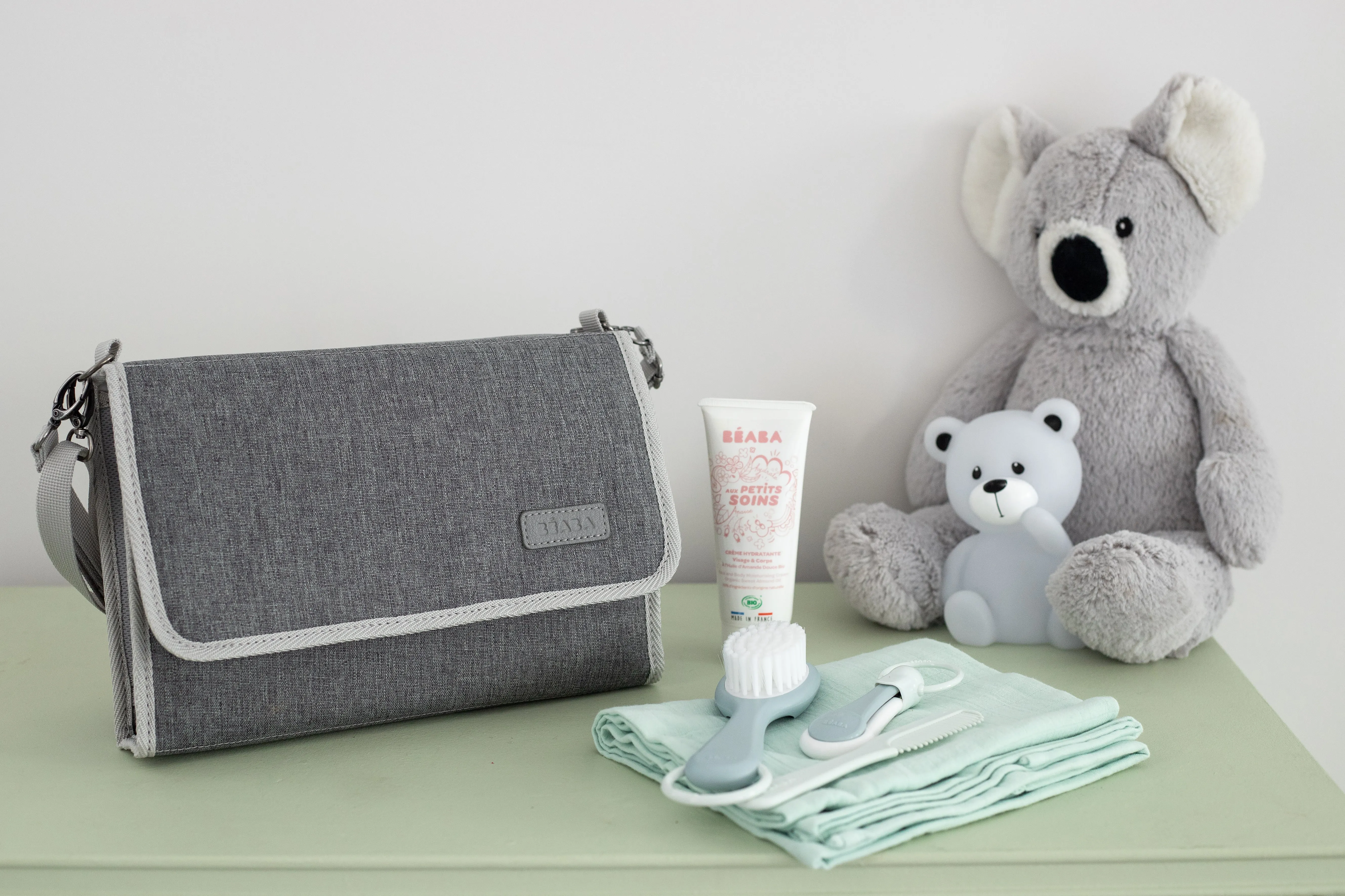 Beaba Changing Mat - Heather Grey