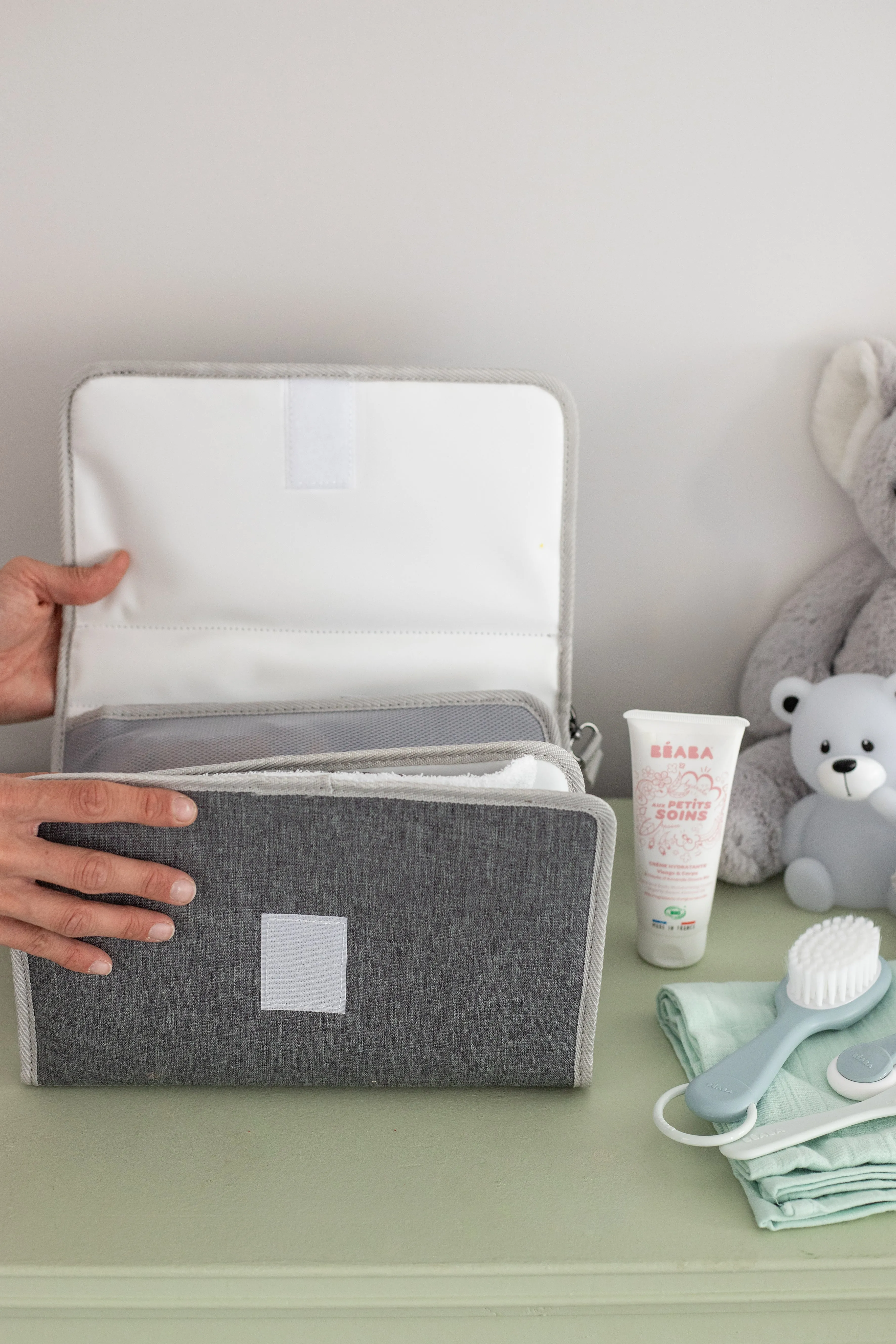 Beaba Changing Mat - Heather Grey