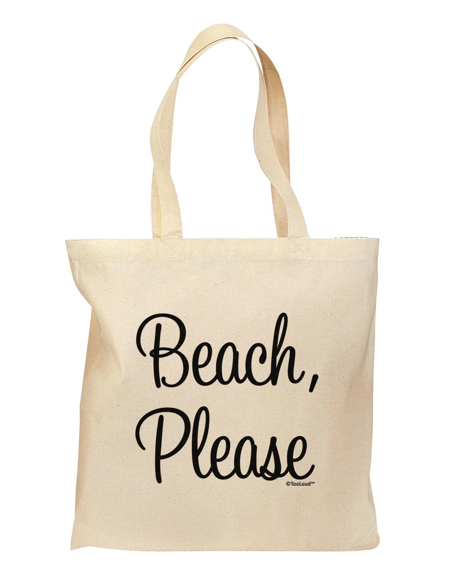 Beach Please Grocery Tote Bag