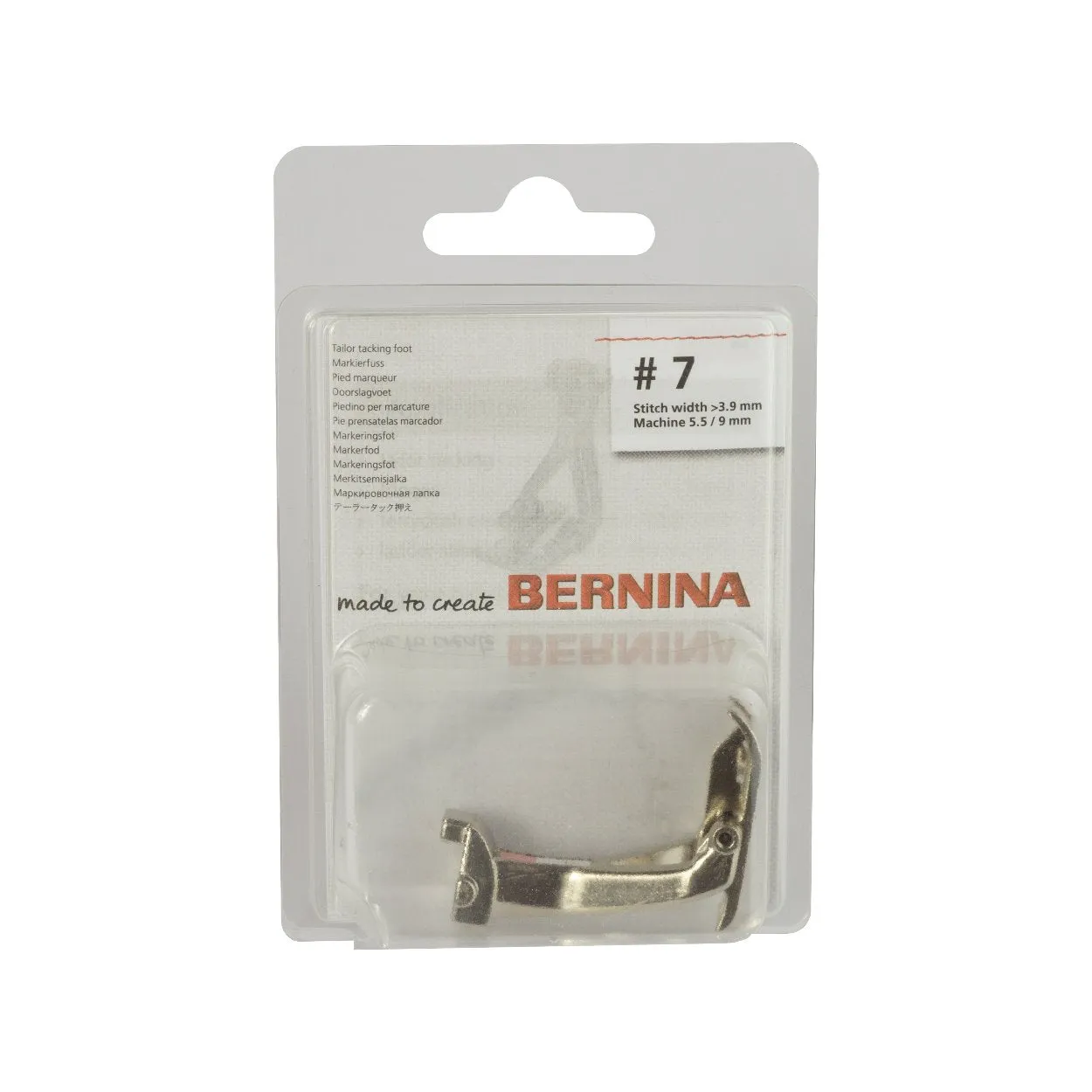 Bernina Foot 7 | Tailor Tack Foot