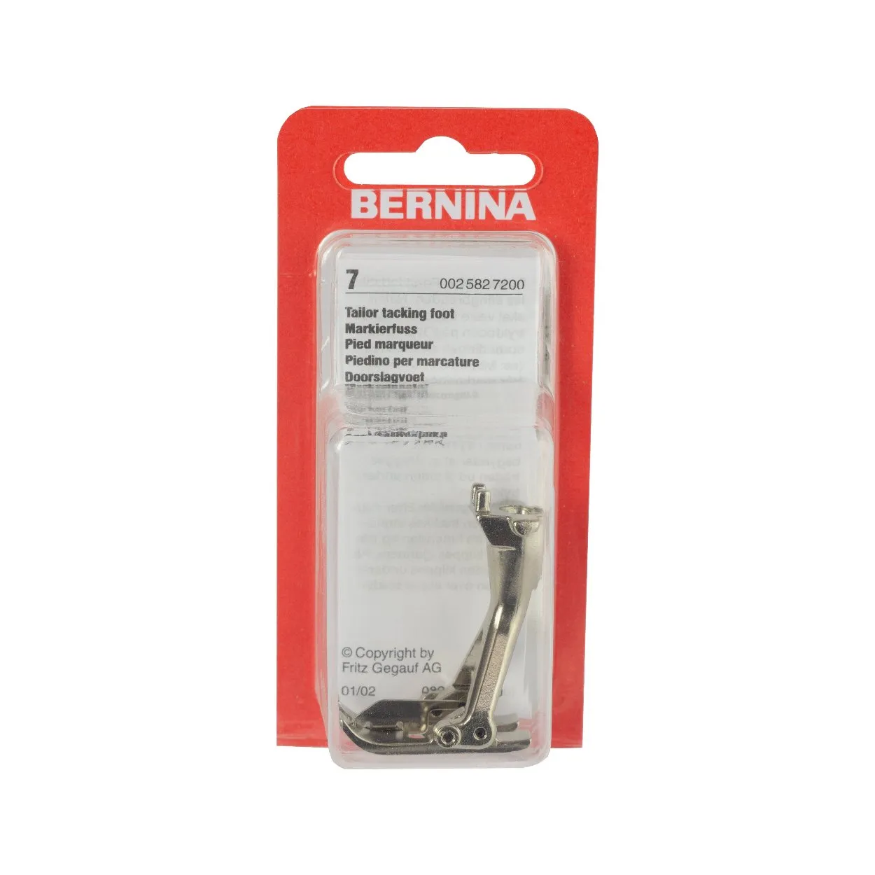 Bernina Foot 7 | Tailor Tack Foot