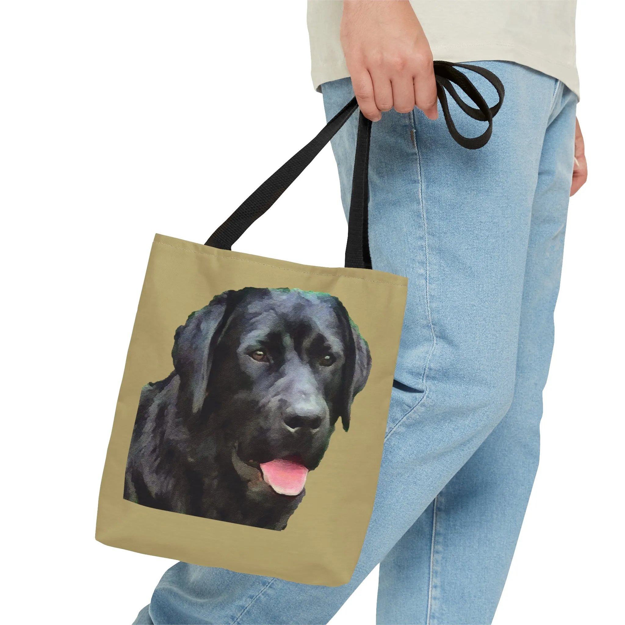 Black Labrador Retriever 'Rizzo' -  Tote Bag