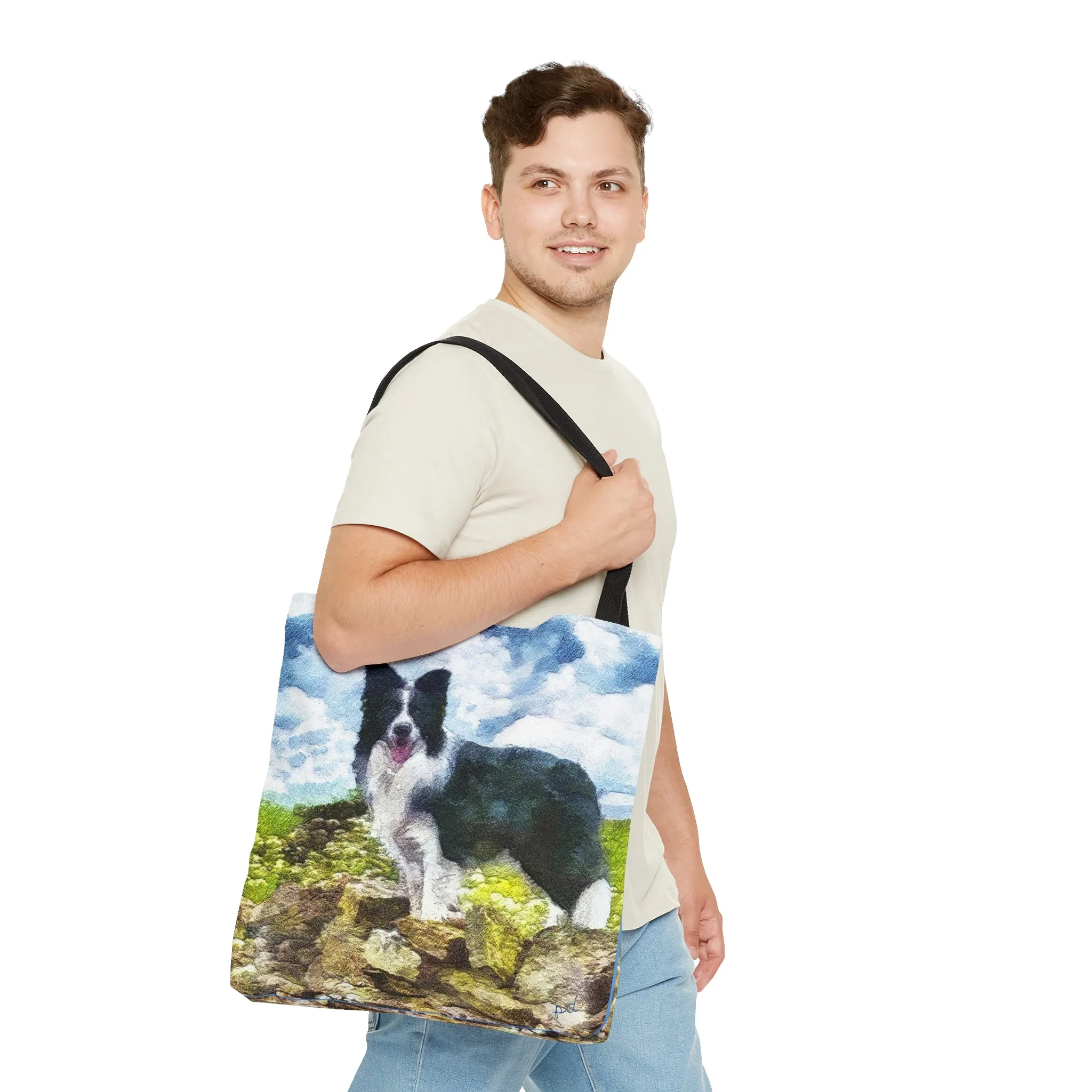Border Collie '#1' -  Tote Bag