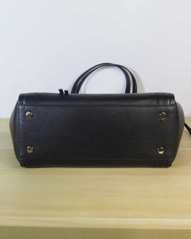 Carine Large Pebbled Leather Tote Bag