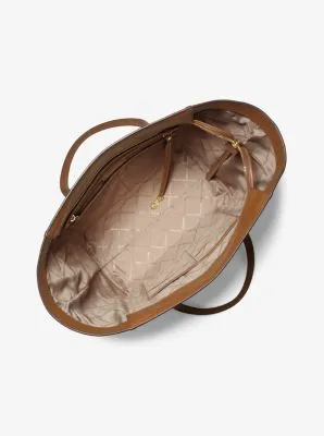 Carine Large Pebbled Leather Tote Bag
