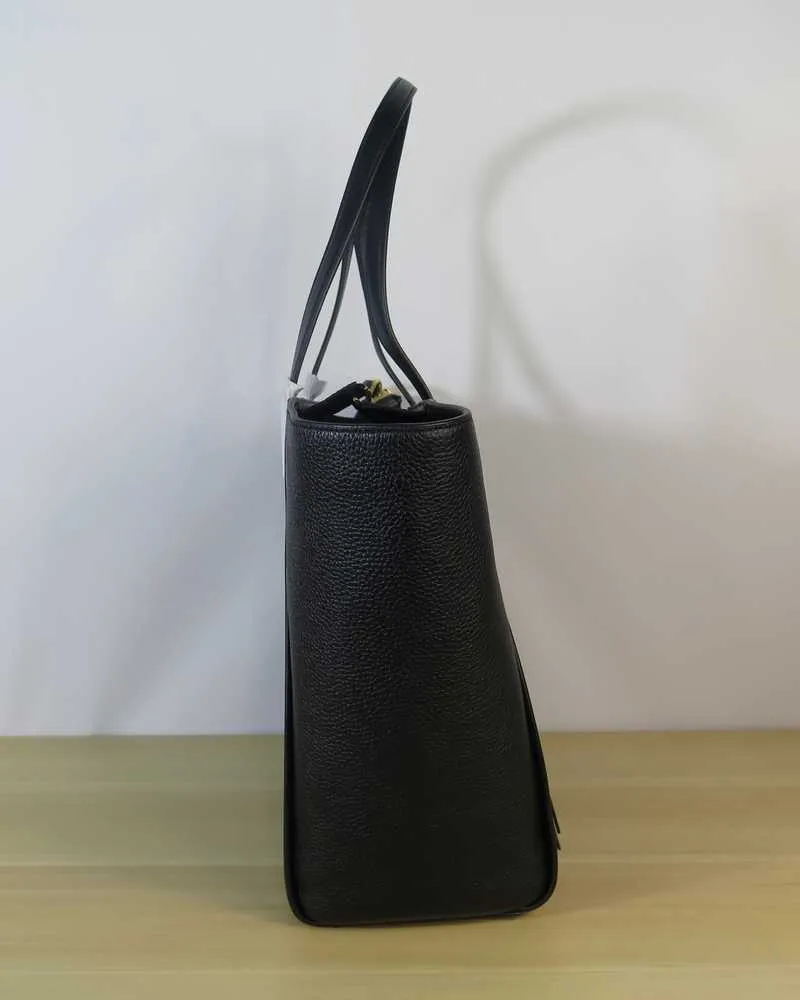 Carine Large Pebbled Leather Tote Bag