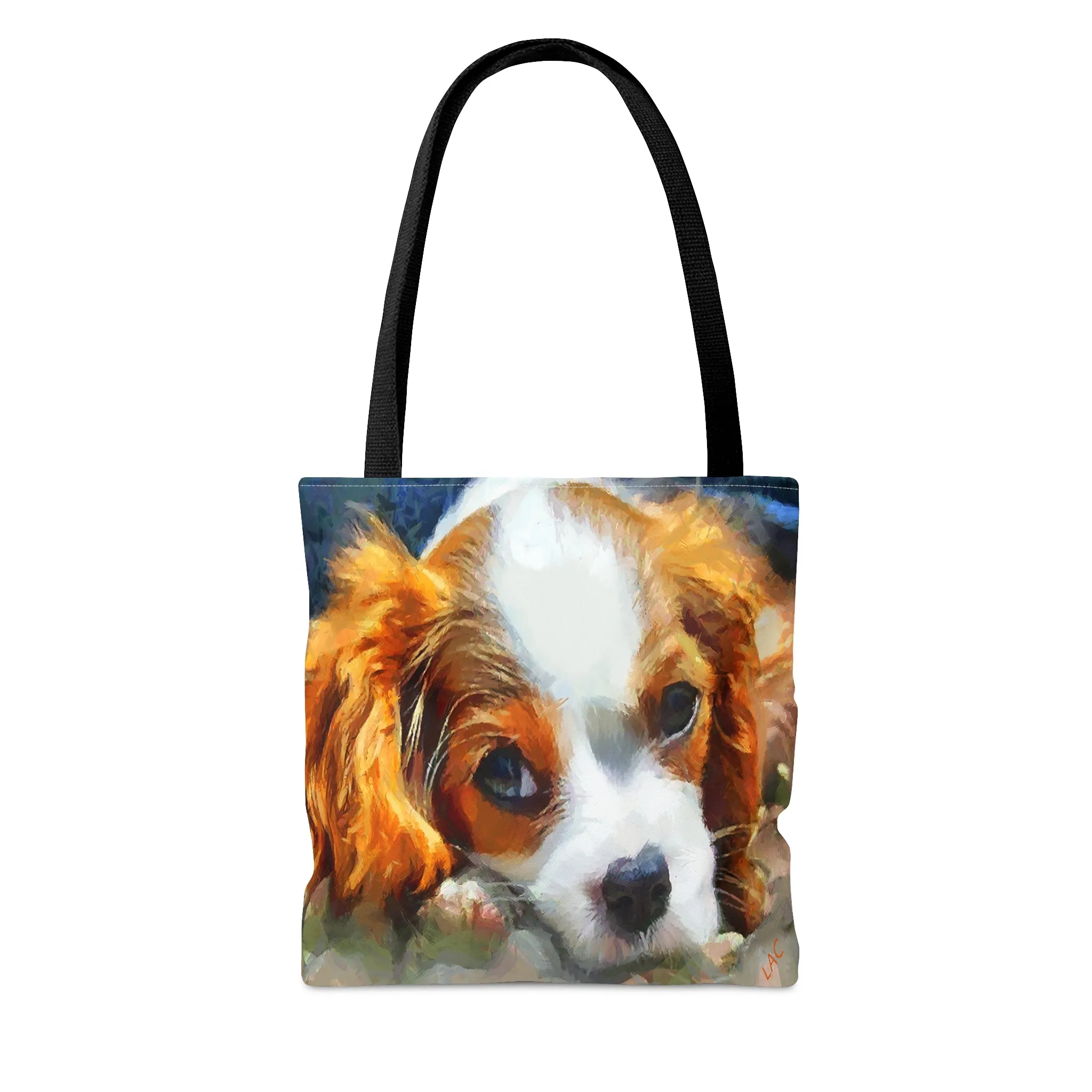 Cavalier King Charles Puppy -  Tote Bag