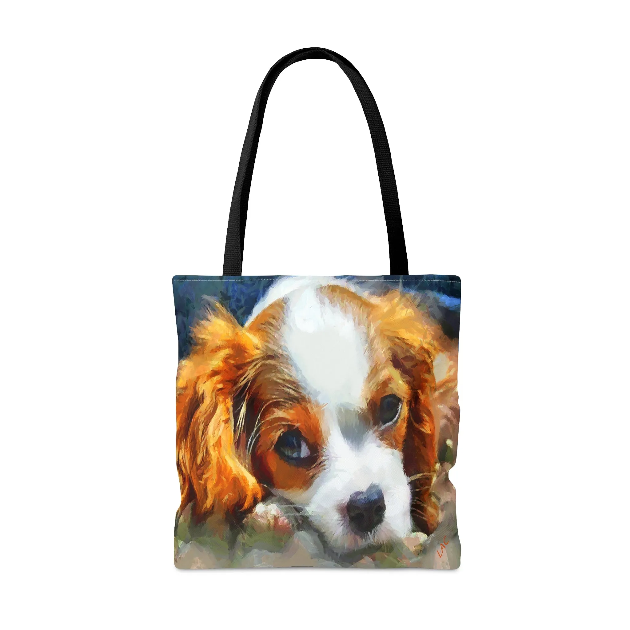 Cavalier King Charles Puppy -  Tote Bag