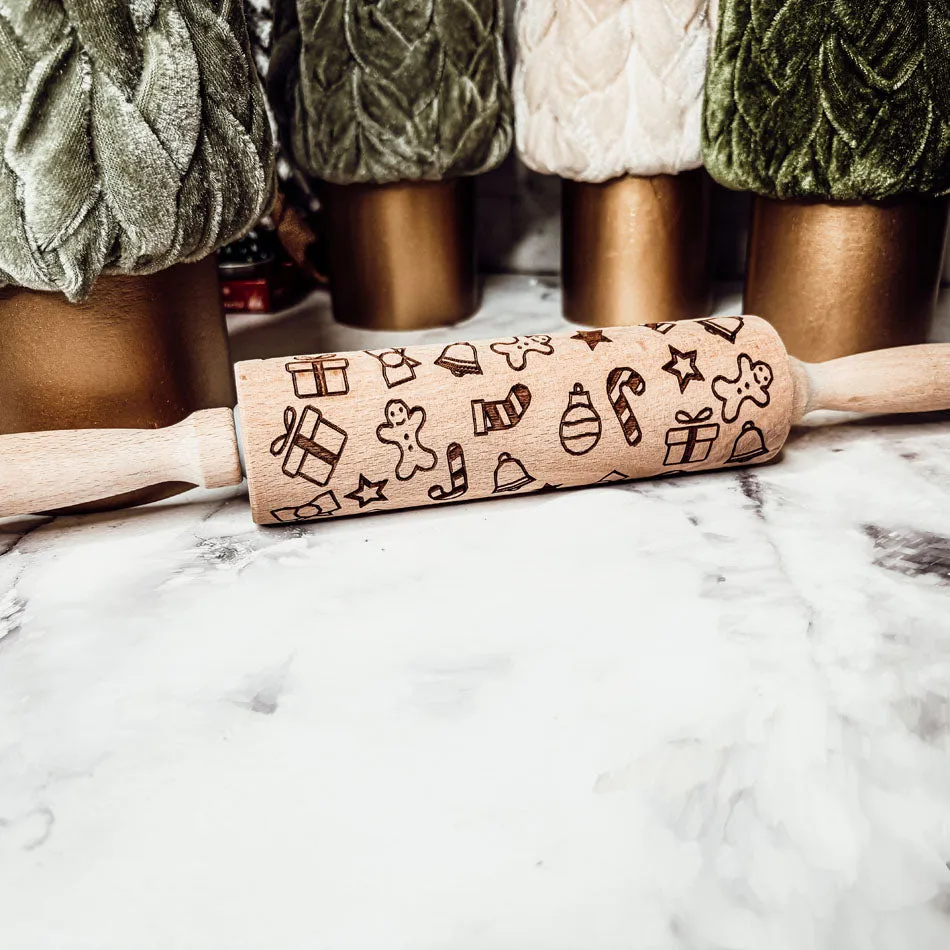 Christmas Rolling Pin Set by Gia Roma