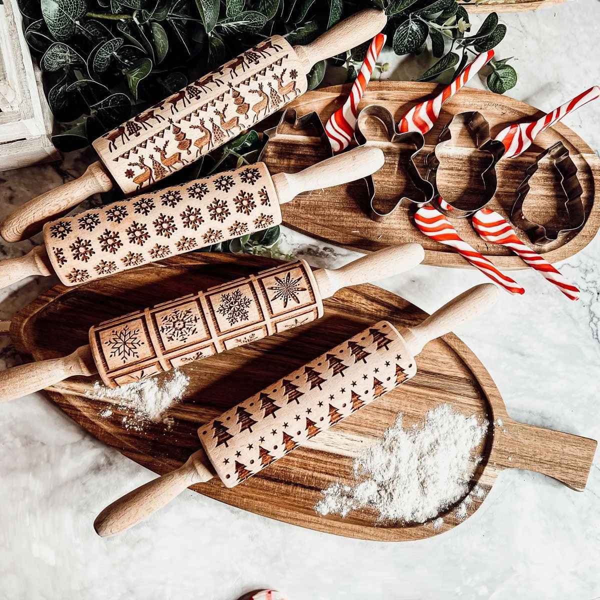 Christmas Rolling Pin Set by Gia Roma