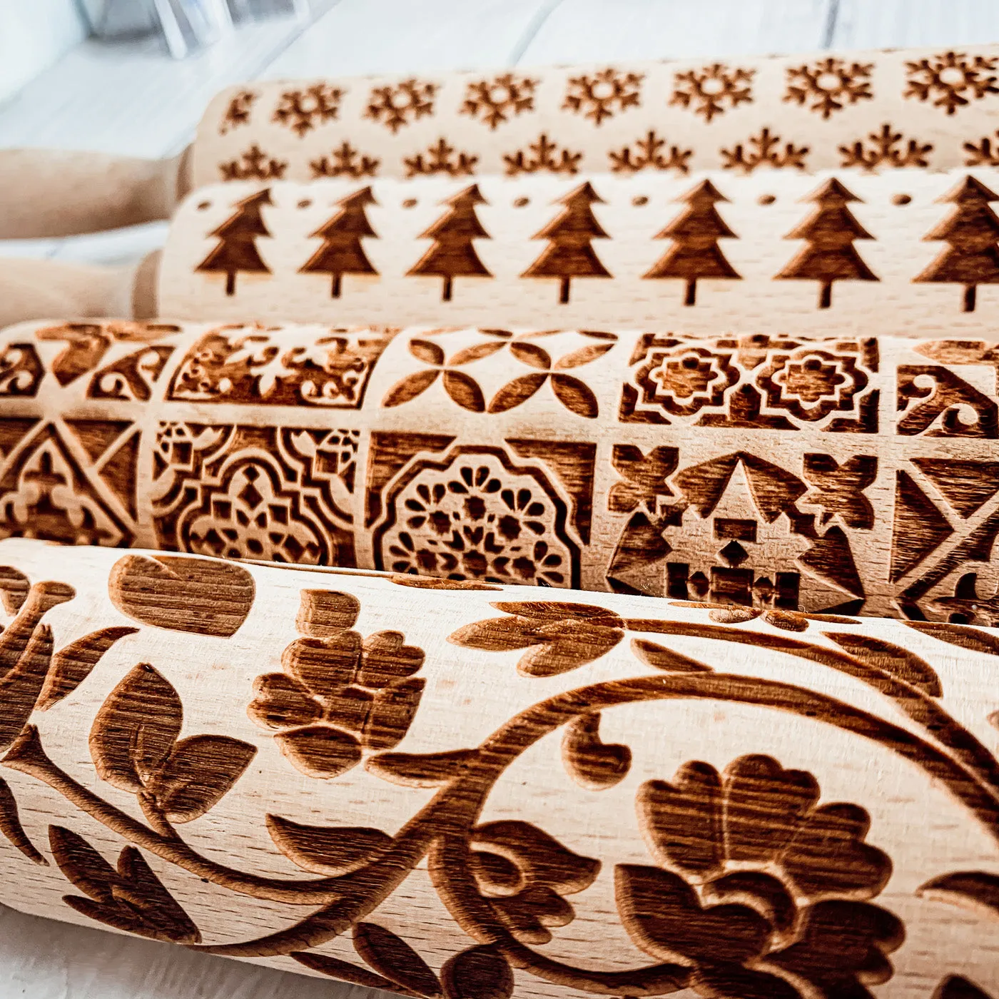 Christmas Rolling Pin Set by Gia Roma