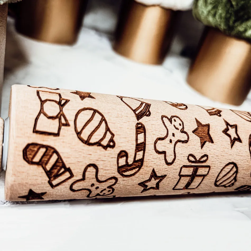 Christmas Rolling Pin Set by Gia Roma