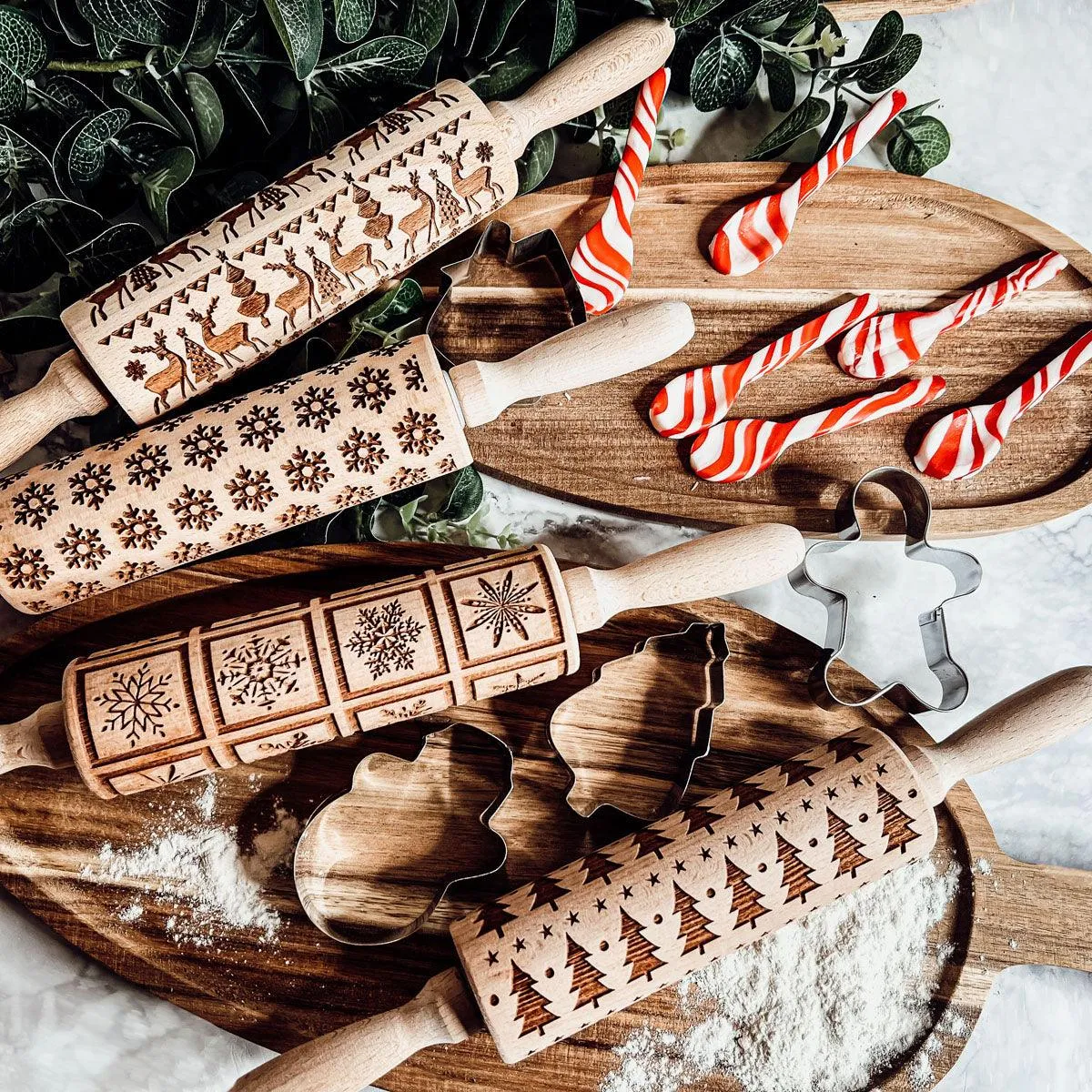 Christmas Rolling Pin Set by Gia Roma