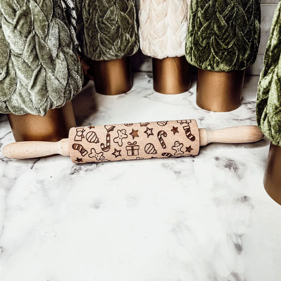 Christmas Rolling Pin Set by Gia Roma