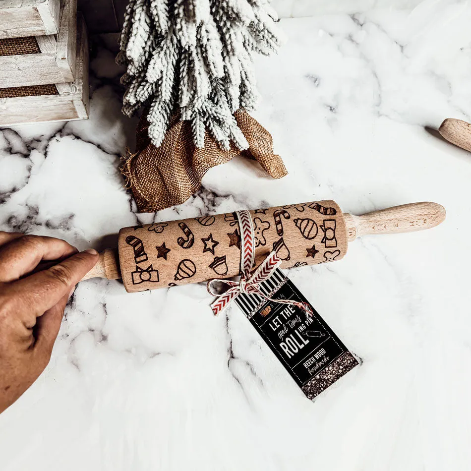 Christmas Rolling Pin Set by Gia Roma
