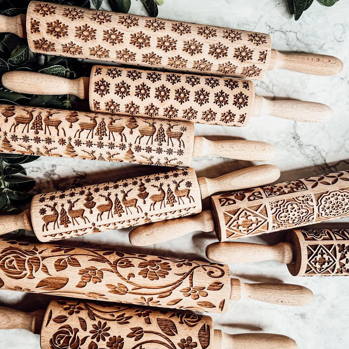 Christmas Rolling Pin Set by Gia Roma