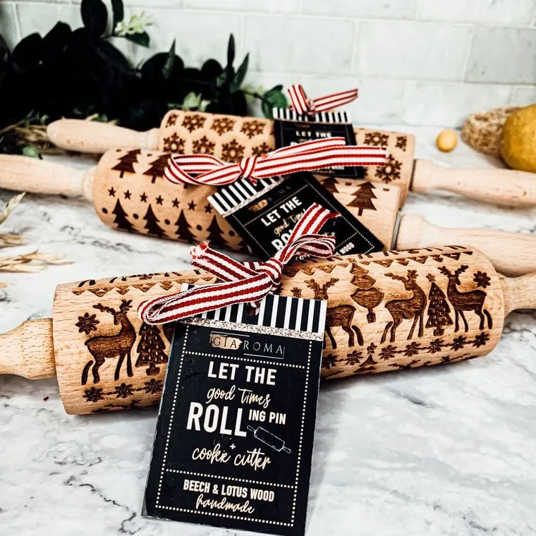 Christmas Rolling Pin Set by Gia Roma
