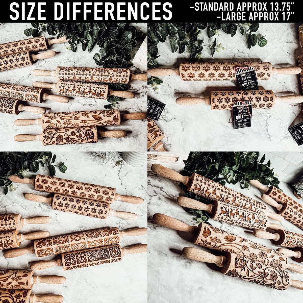Christmas Rolling Pin Set by Gia Roma