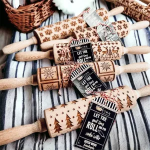 Christmas Rolling Pin Set by Gia Roma