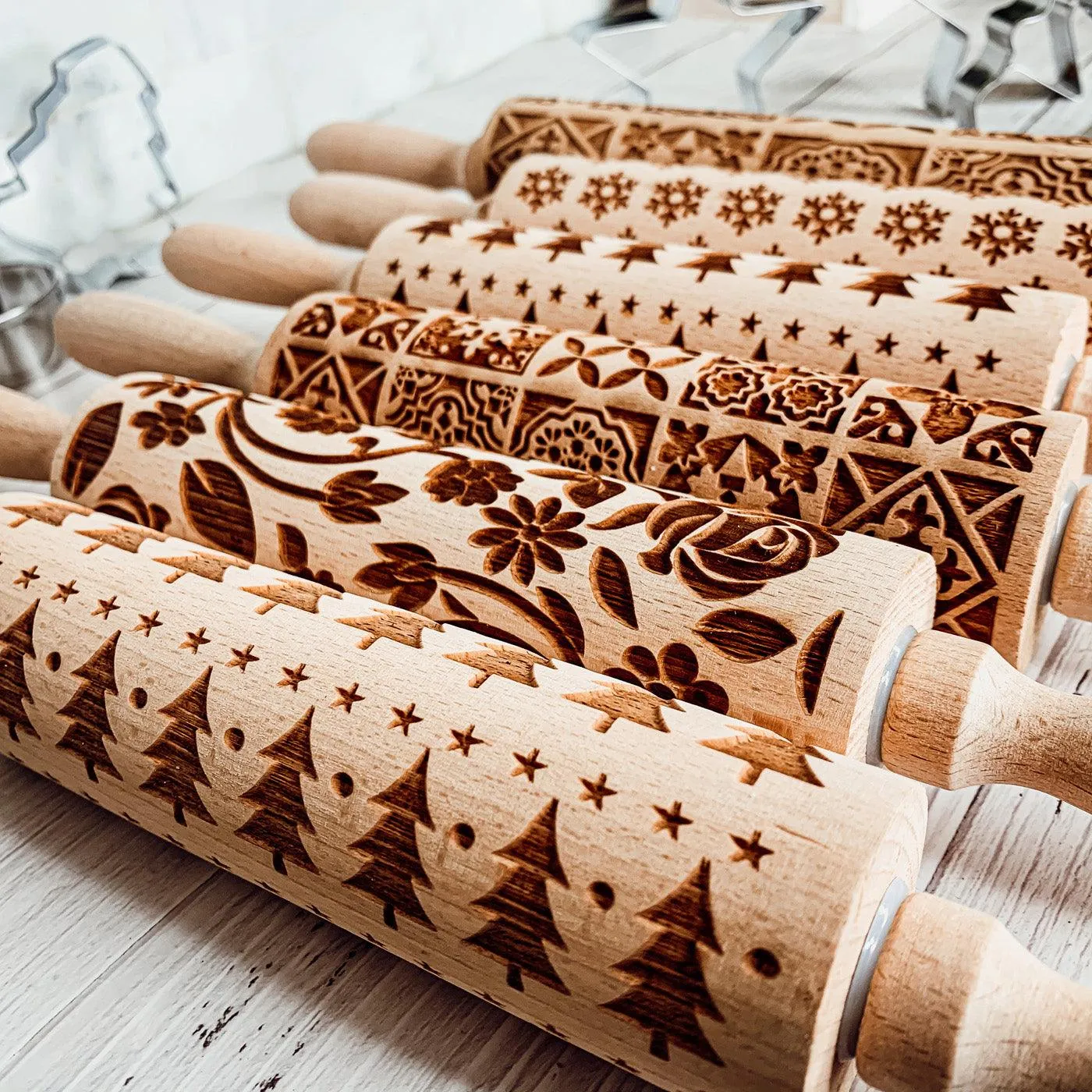 Christmas Rolling Pin Set by Gia Roma