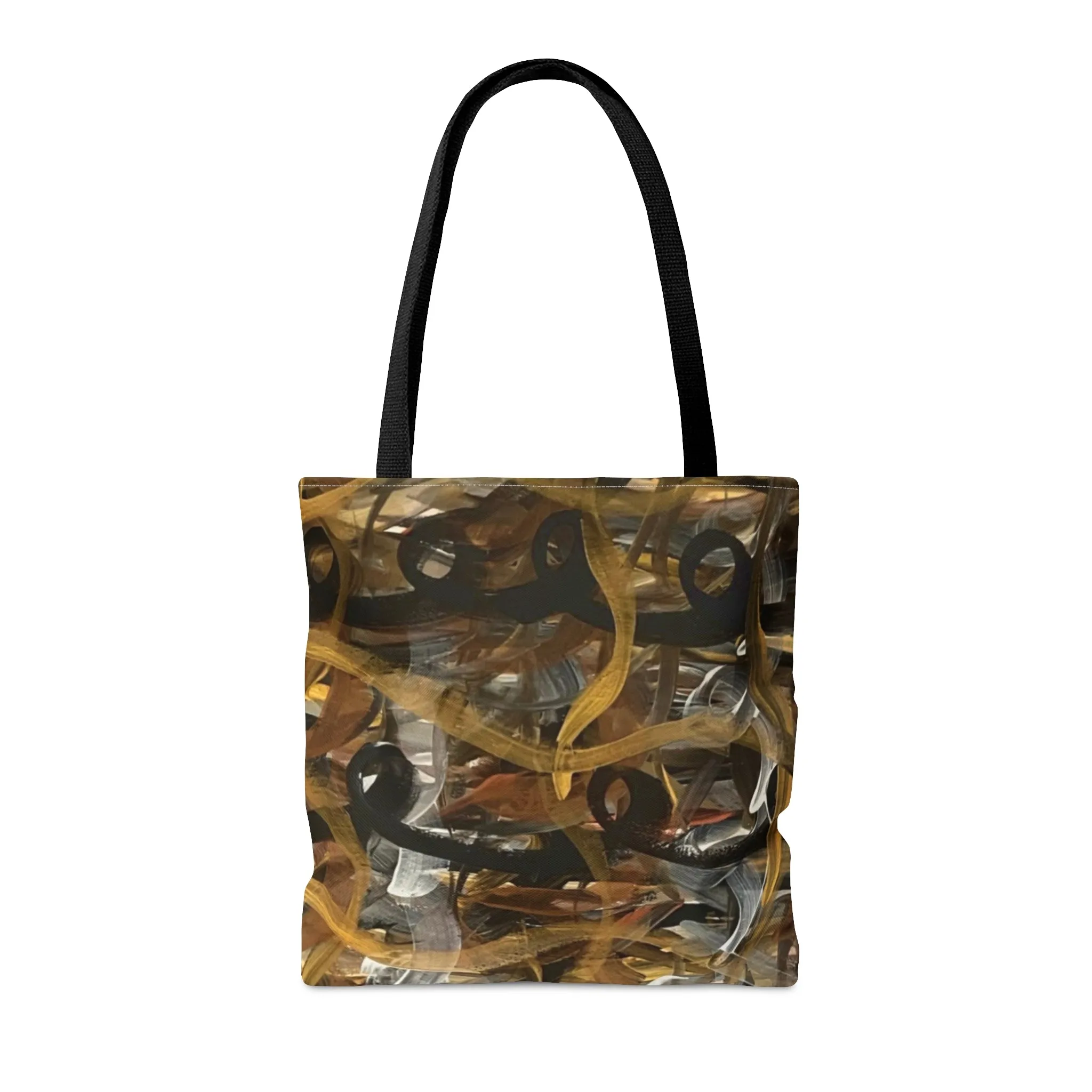 Customizable Metallic Loops Tote Bag