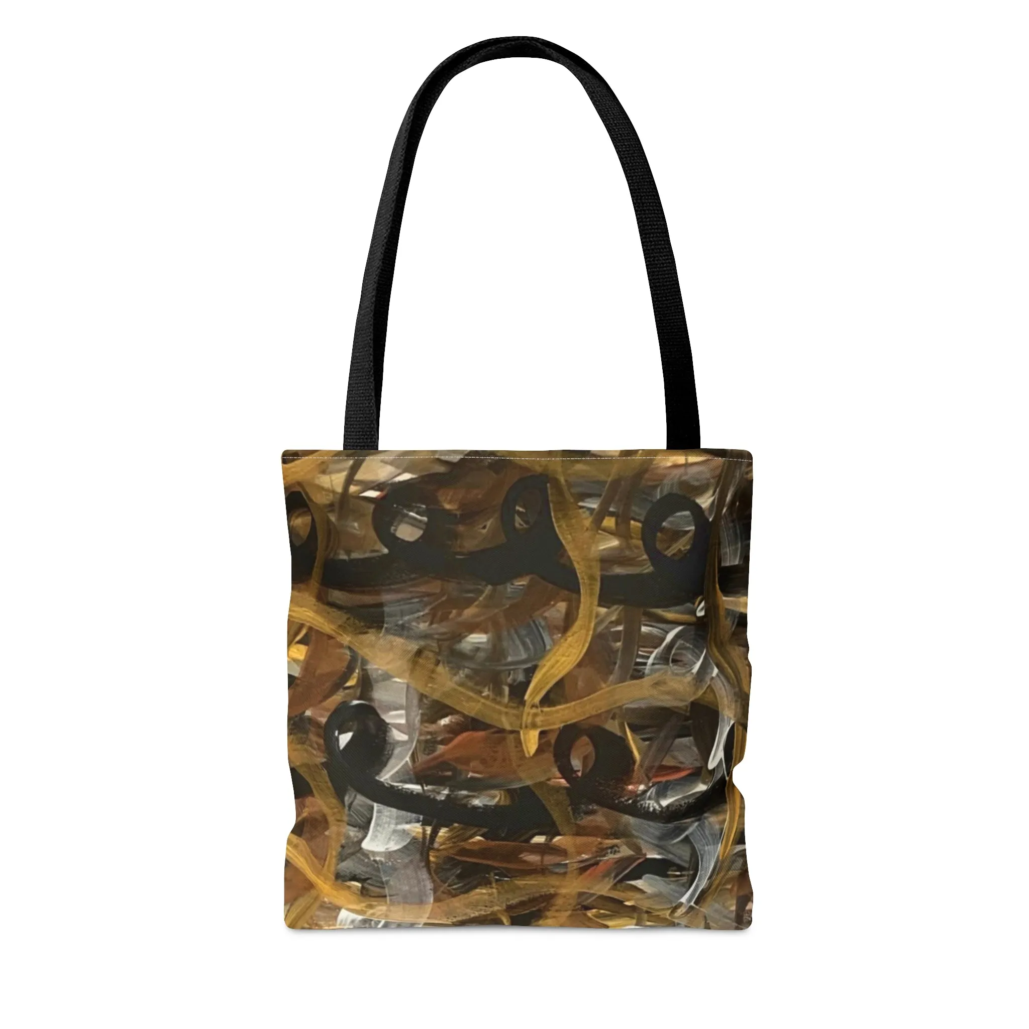 Customizable Metallic Loops Tote Bag