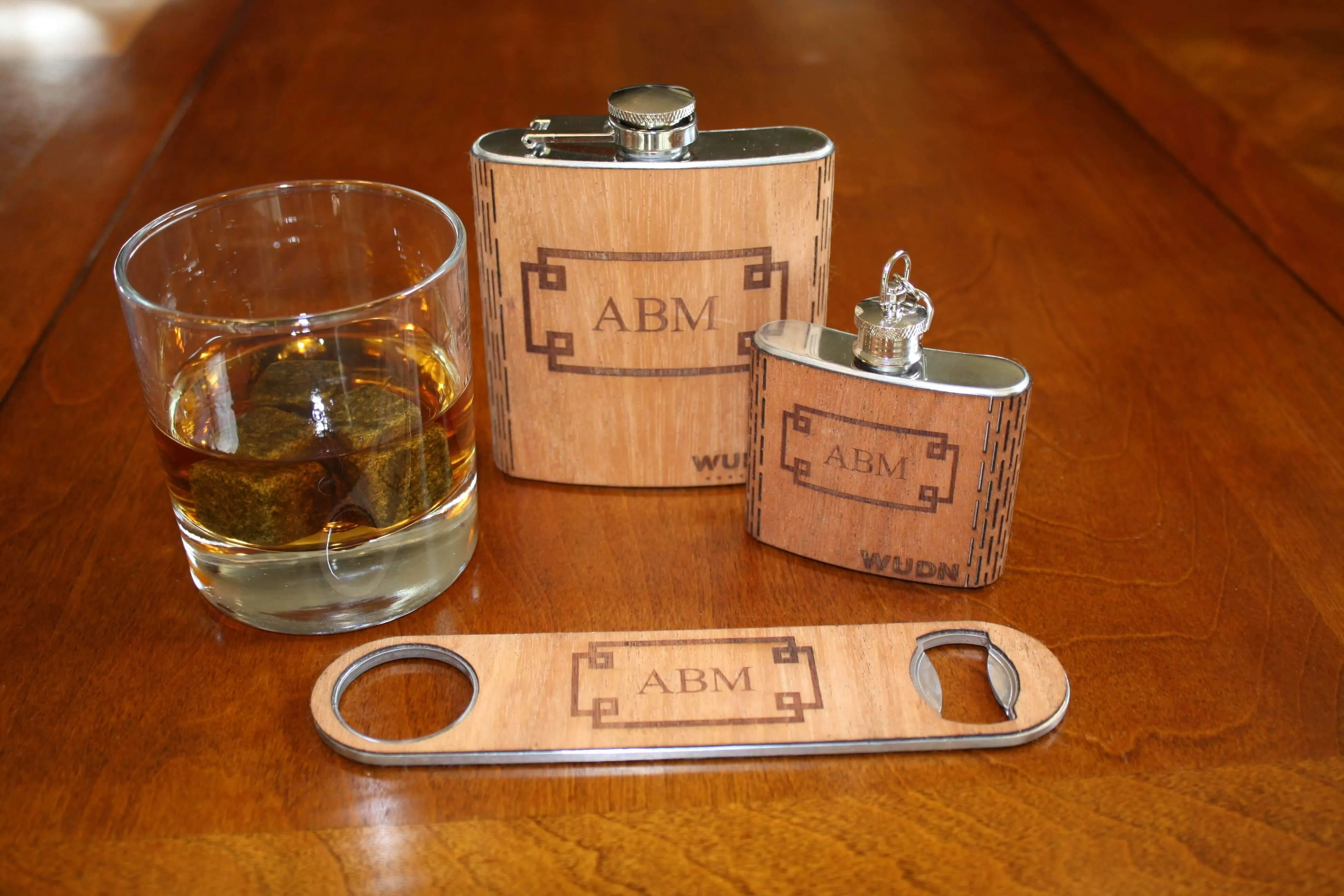 Customizable Monogrammed, Bar Accessory Gift Set