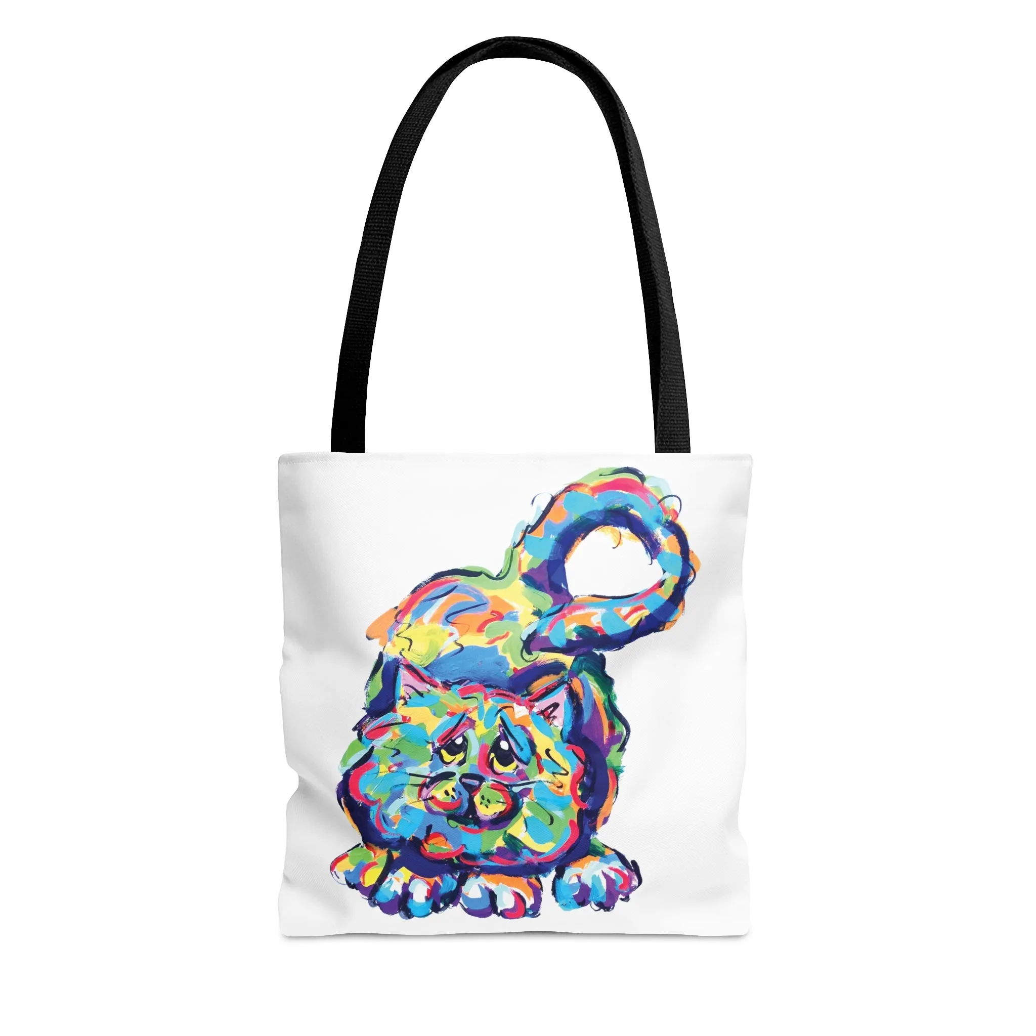 Debby Carman's Vibrant Cat Tote – Three Sizes!