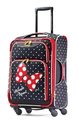 Disney Minnie Mouse Softside 21 Carry-On Luggage with Red Bow