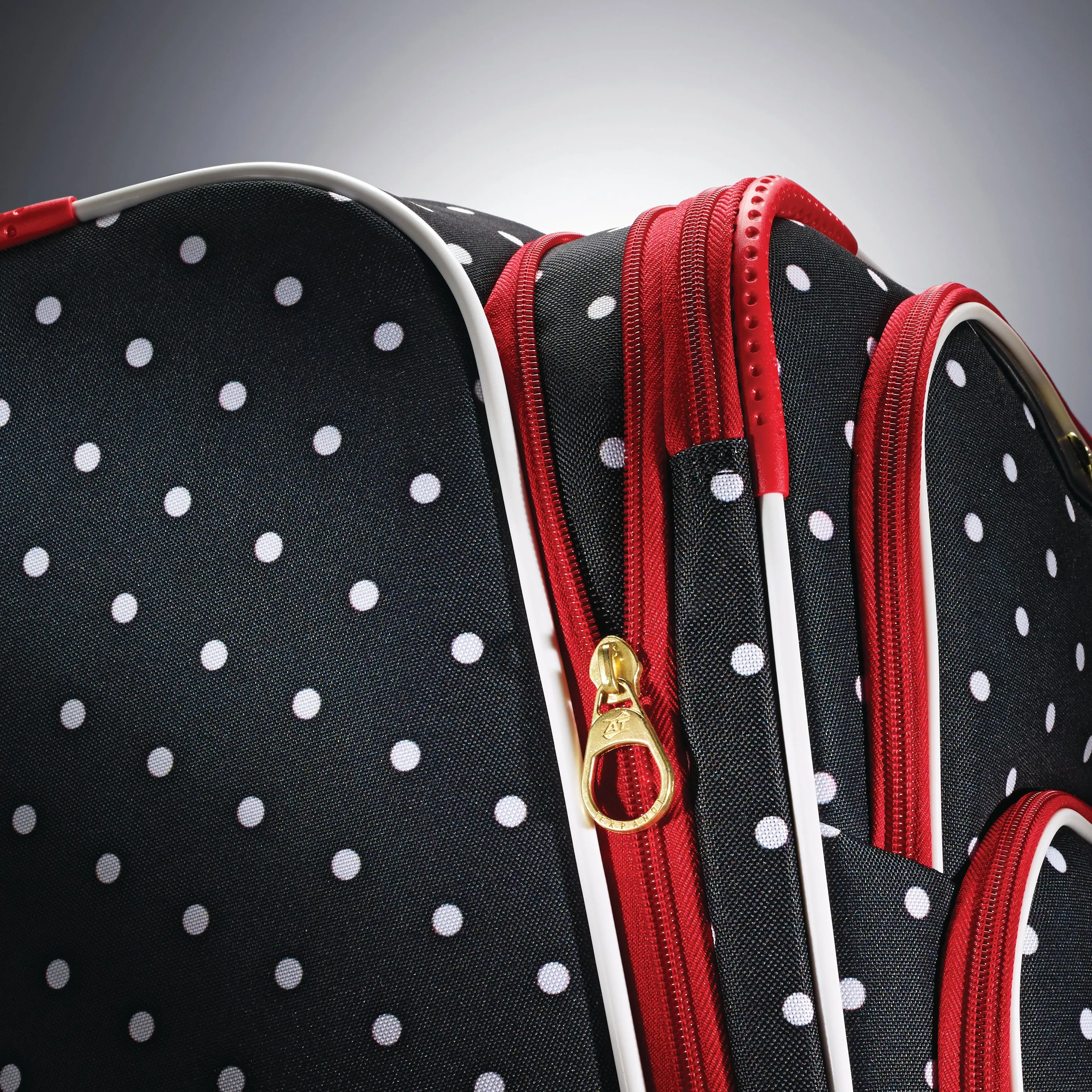 Disney Minnie Mouse Softside 21 Carry-On Luggage with Red Bow