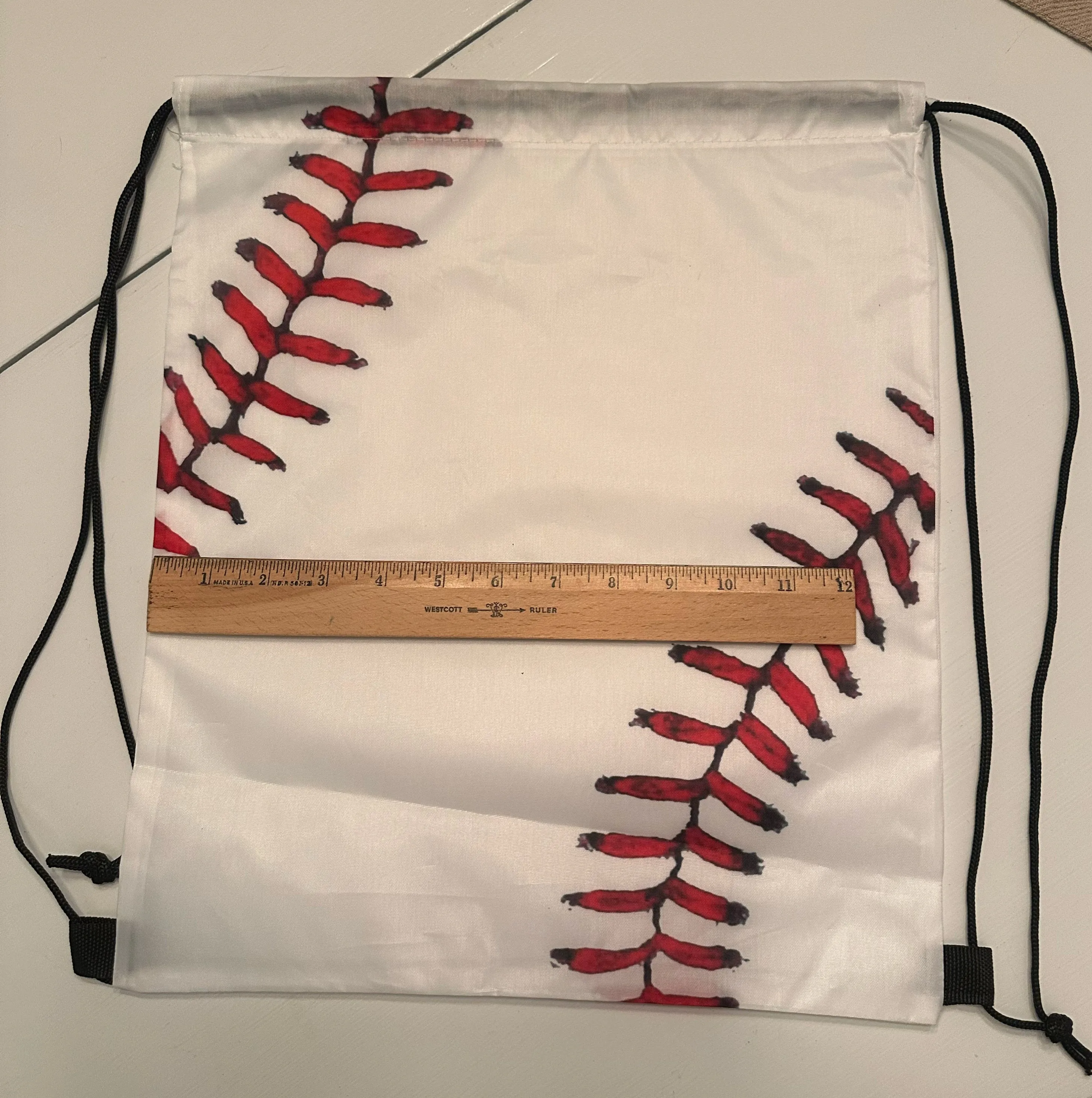 Drawstring Baseball Backpacks