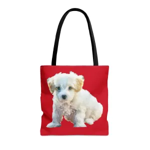 Elegance Personified Bichon Frise Tote Bag