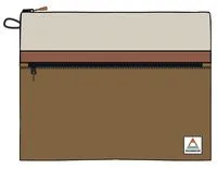 Essentials Recycled Pouch - Golden Brown