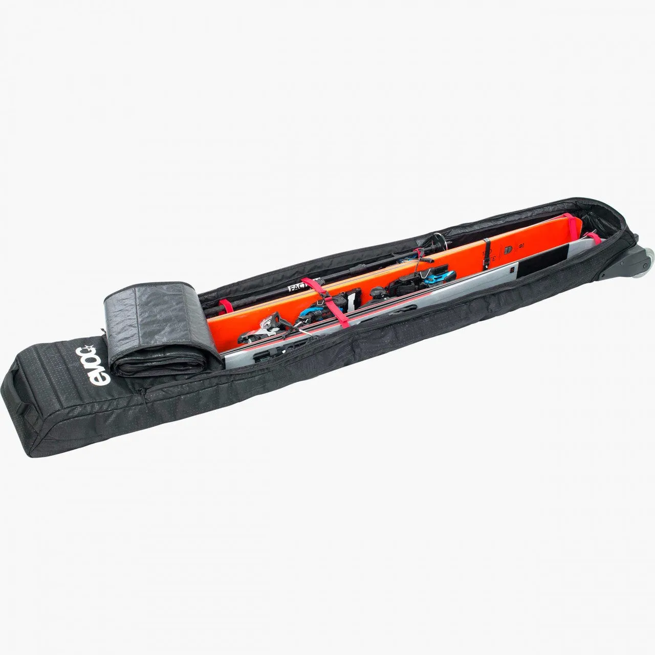 EVOC Ski Wheeled Rolling Travel Bag | 2 Pair of Skis
