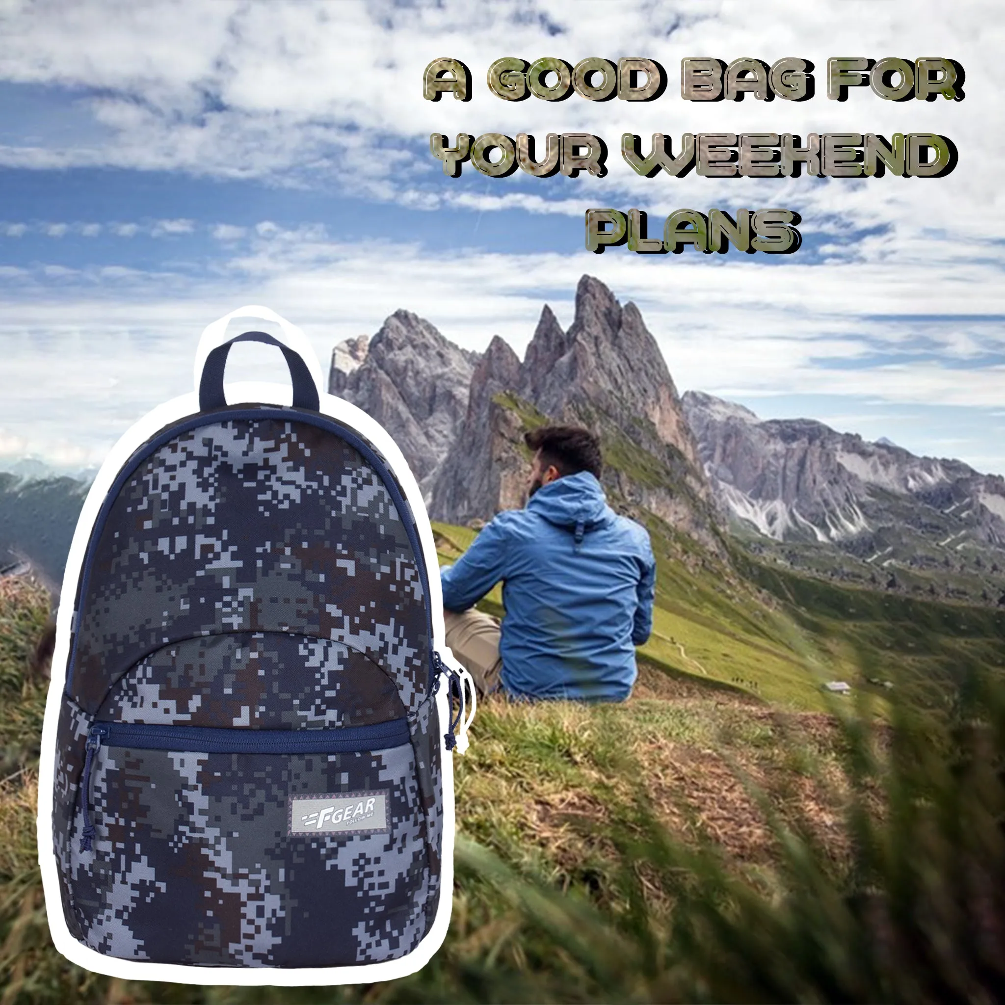 Ferris 7L Marpat Navy Backpack