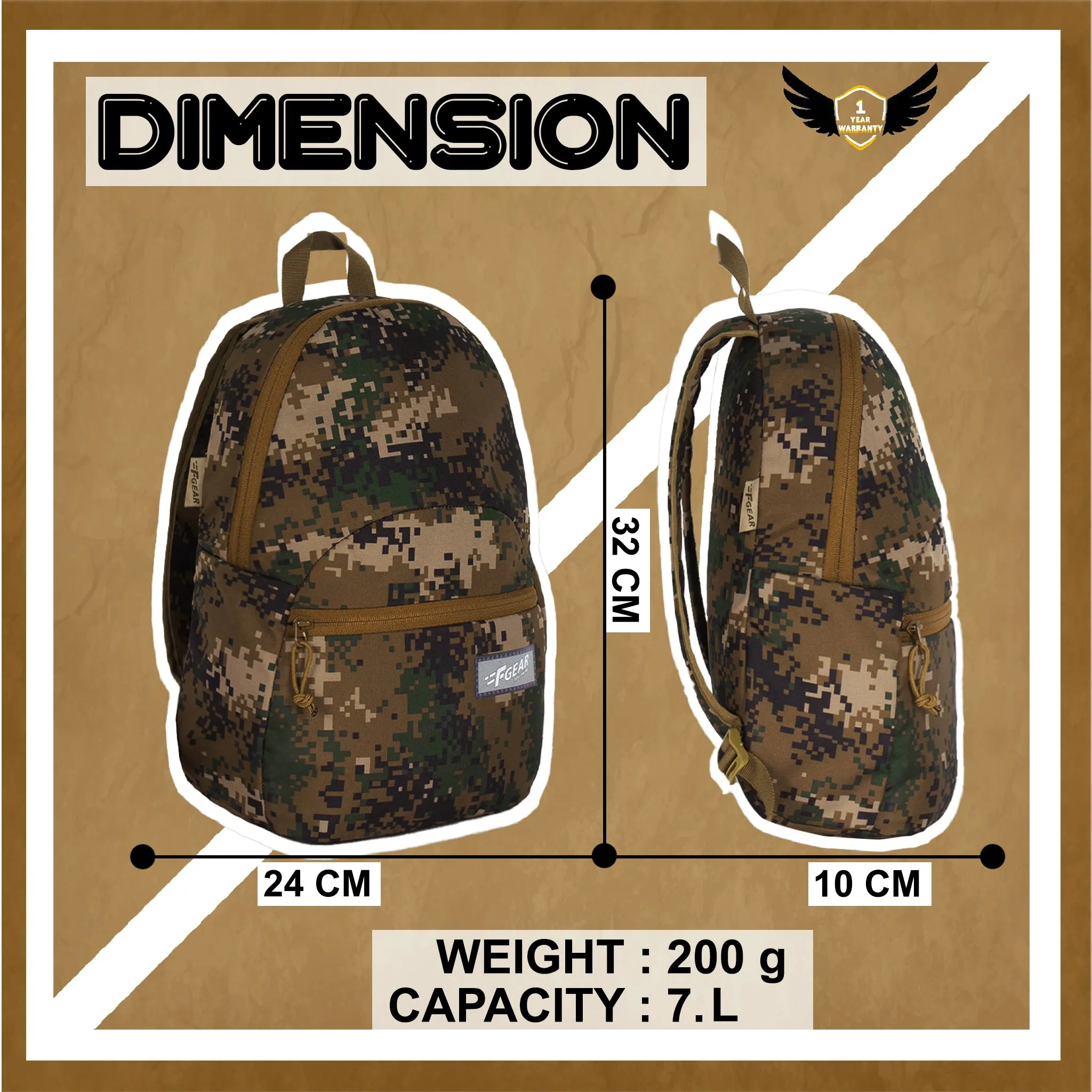 Ferris 7L Marpat WL Backpack