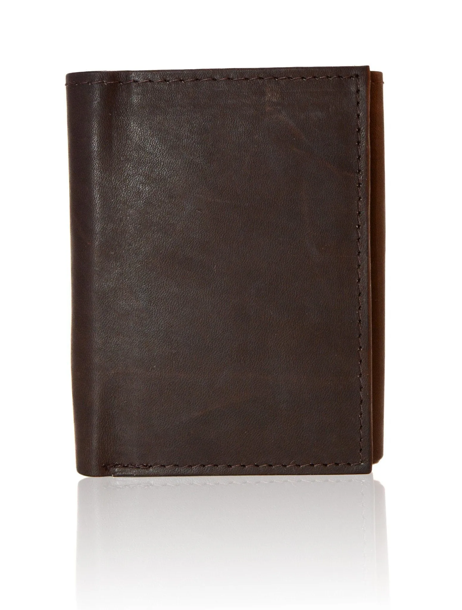 Genuine RFID-Blocking Best Genuine Leather Tri-fold Wallet For Men - Brown