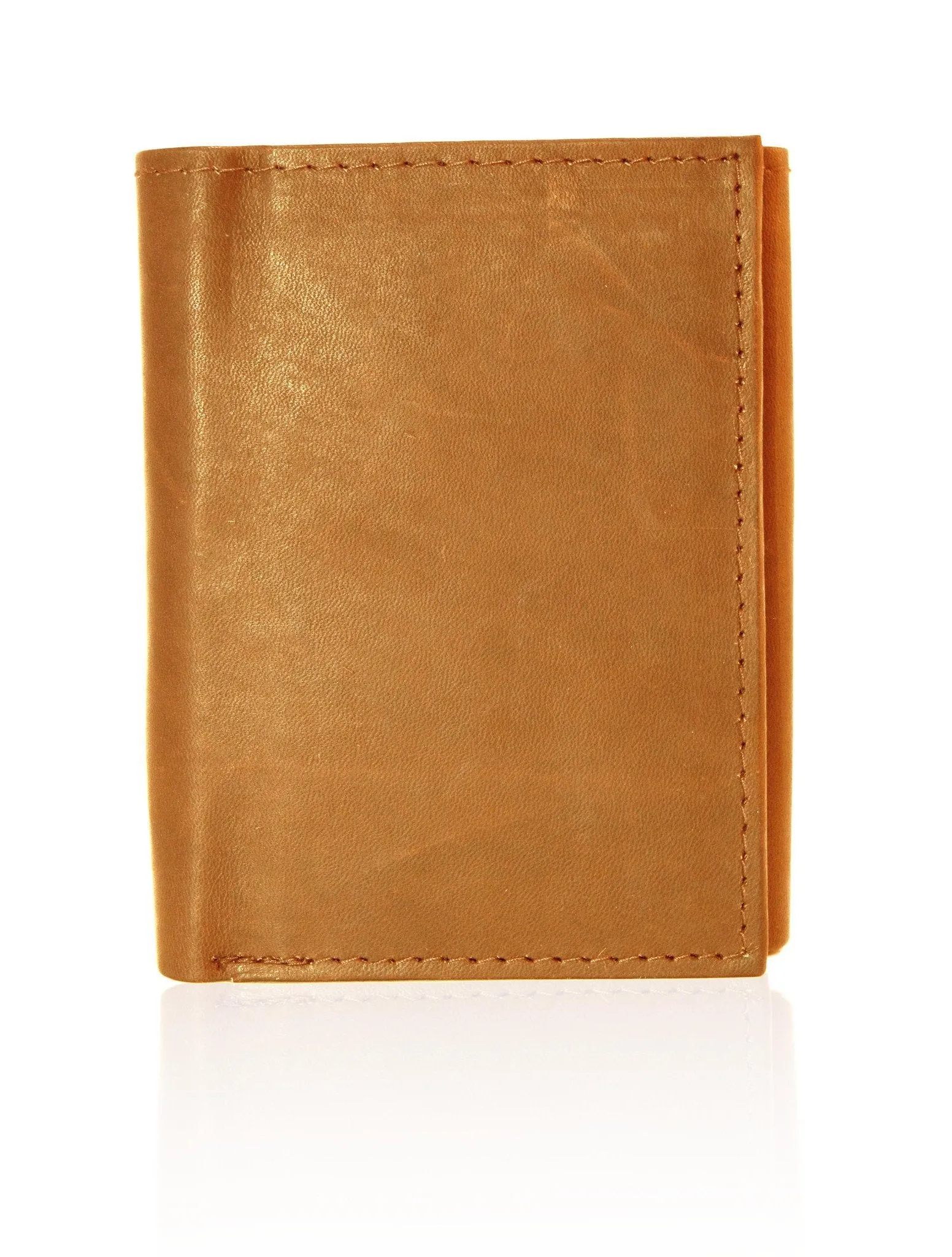 Genuine RFID-Blocking Best Genuine Leather Tri-fold Wallet For Men - Brown