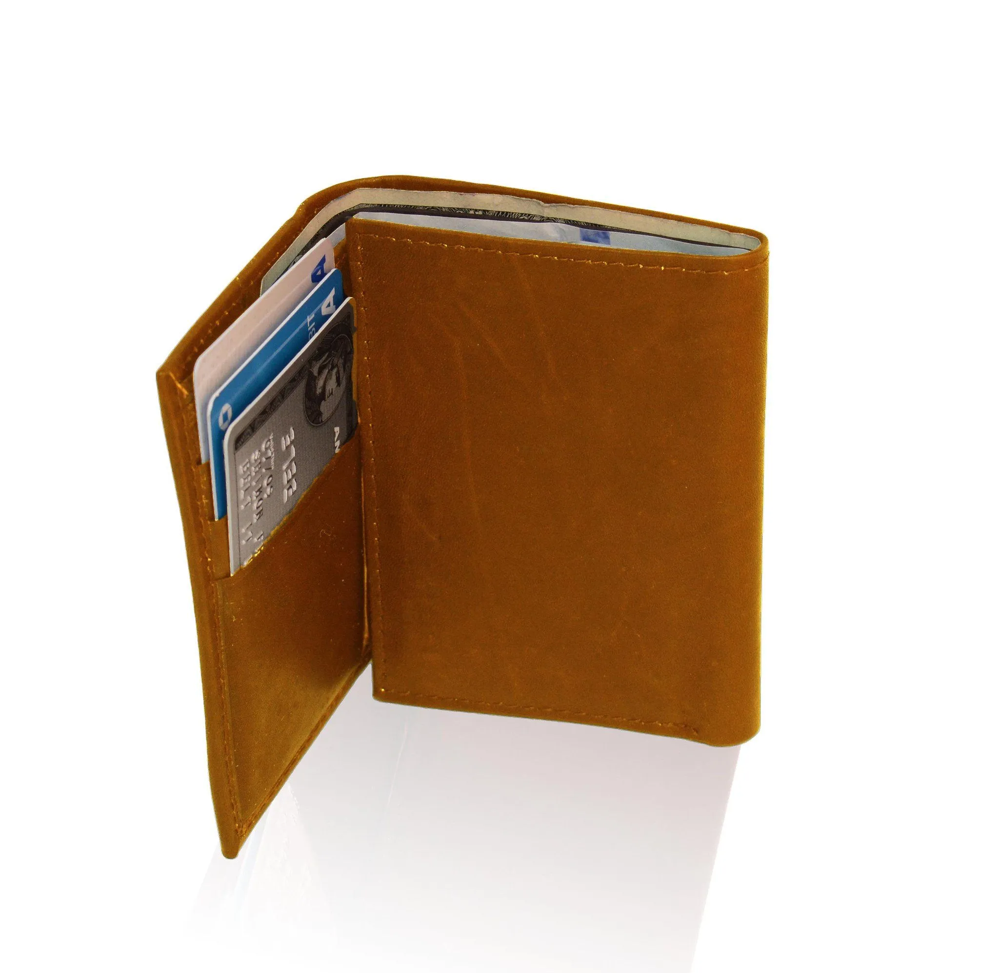 Genuine RFID-Blocking Best Genuine Leather Tri-fold Wallet For Men - Brown