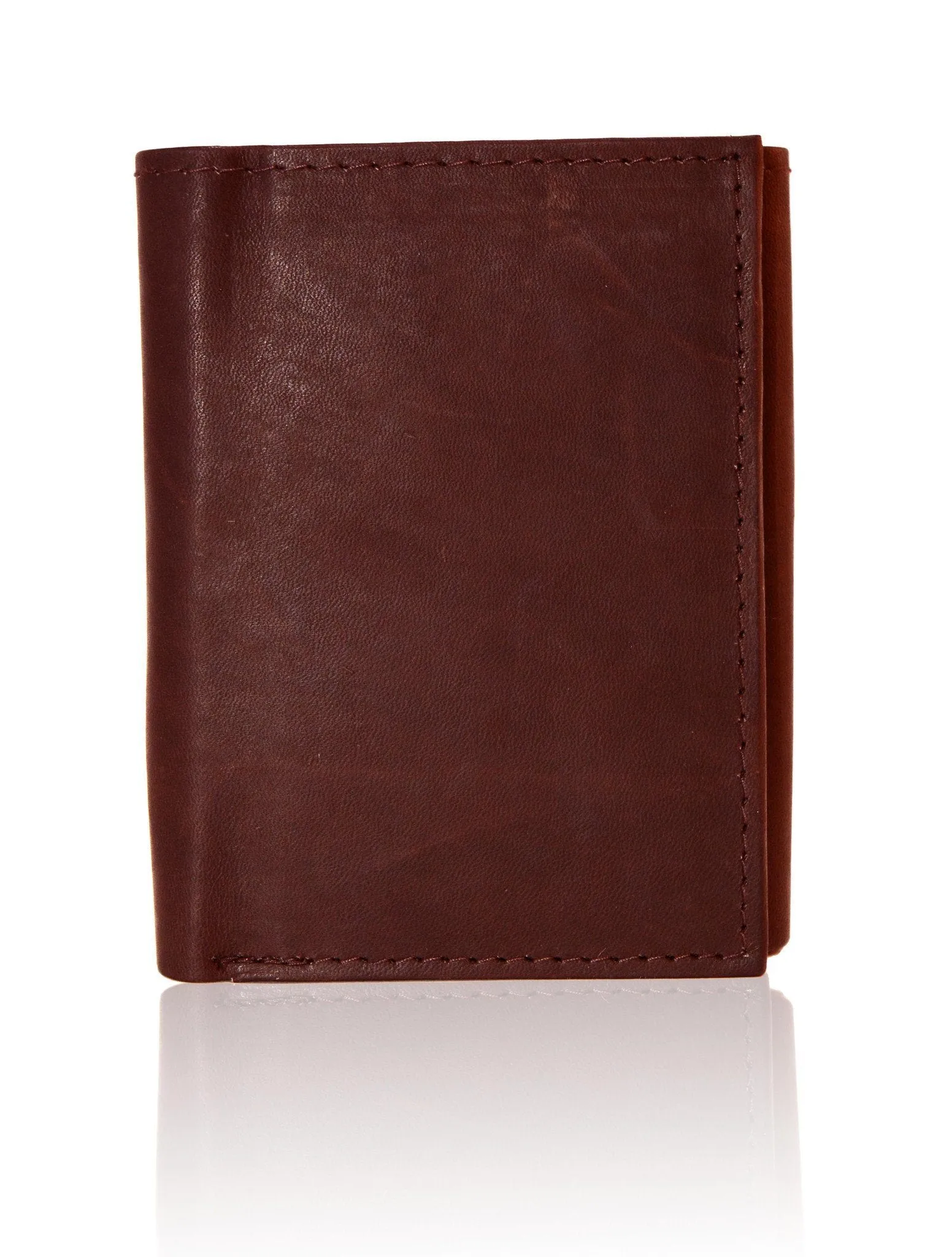 Genuine RFID-Blocking Best Genuine Leather Tri-fold Wallet For Men - Brown