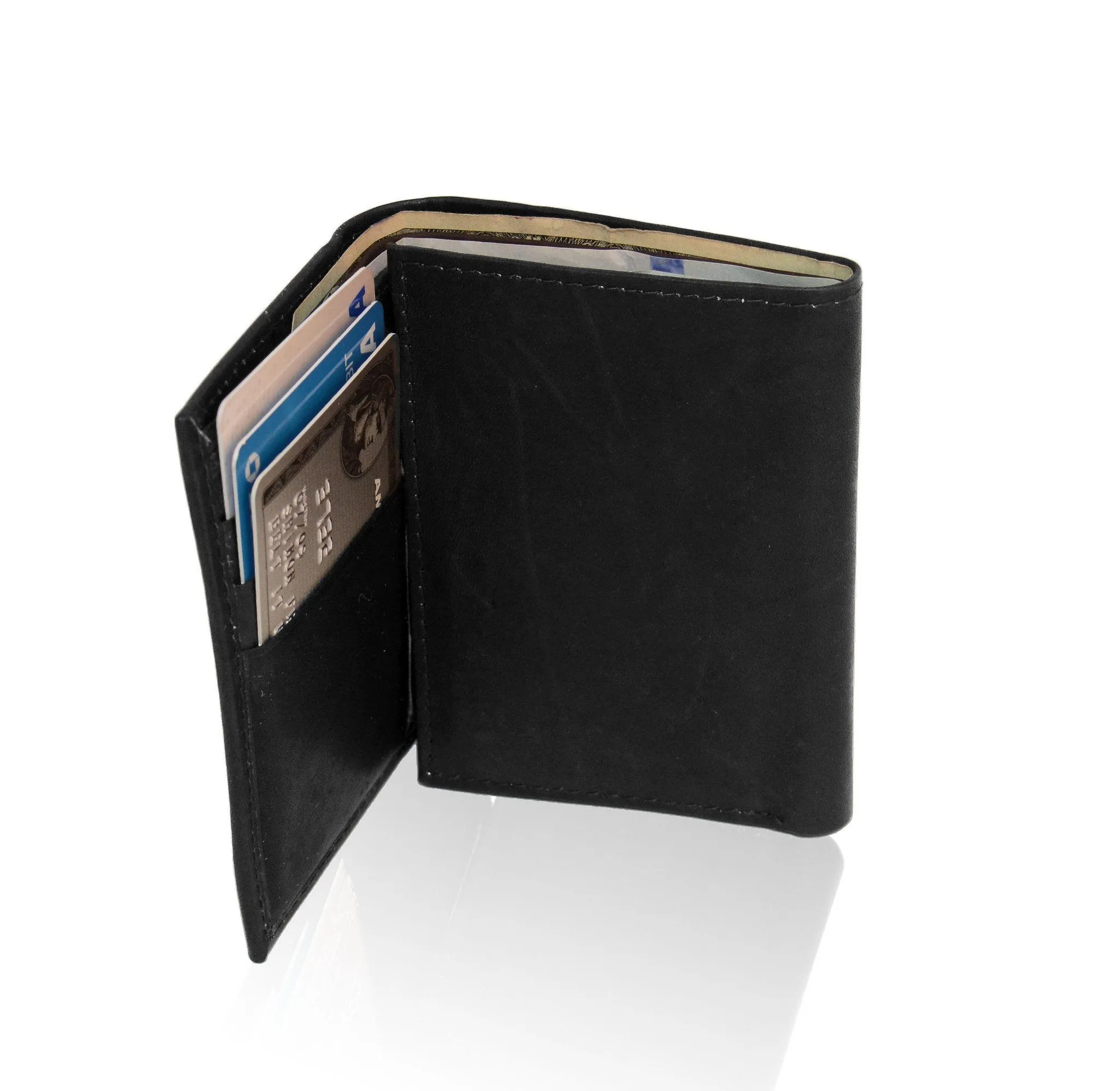 Genuine RFID-Blocking Best Genuine Leather Tri-fold Wallet For Men - Brown