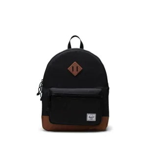 Heritage Youth Backpack (Black   Saddle Brown)